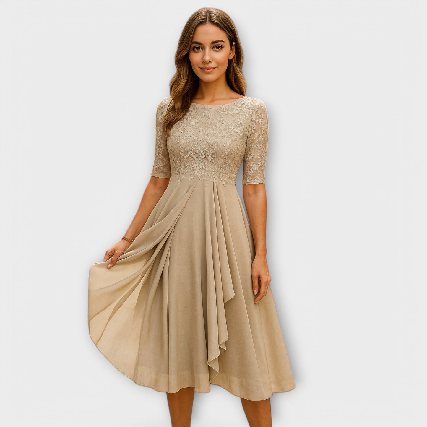 Milora™ | Elegant blondekjole for et strålende look