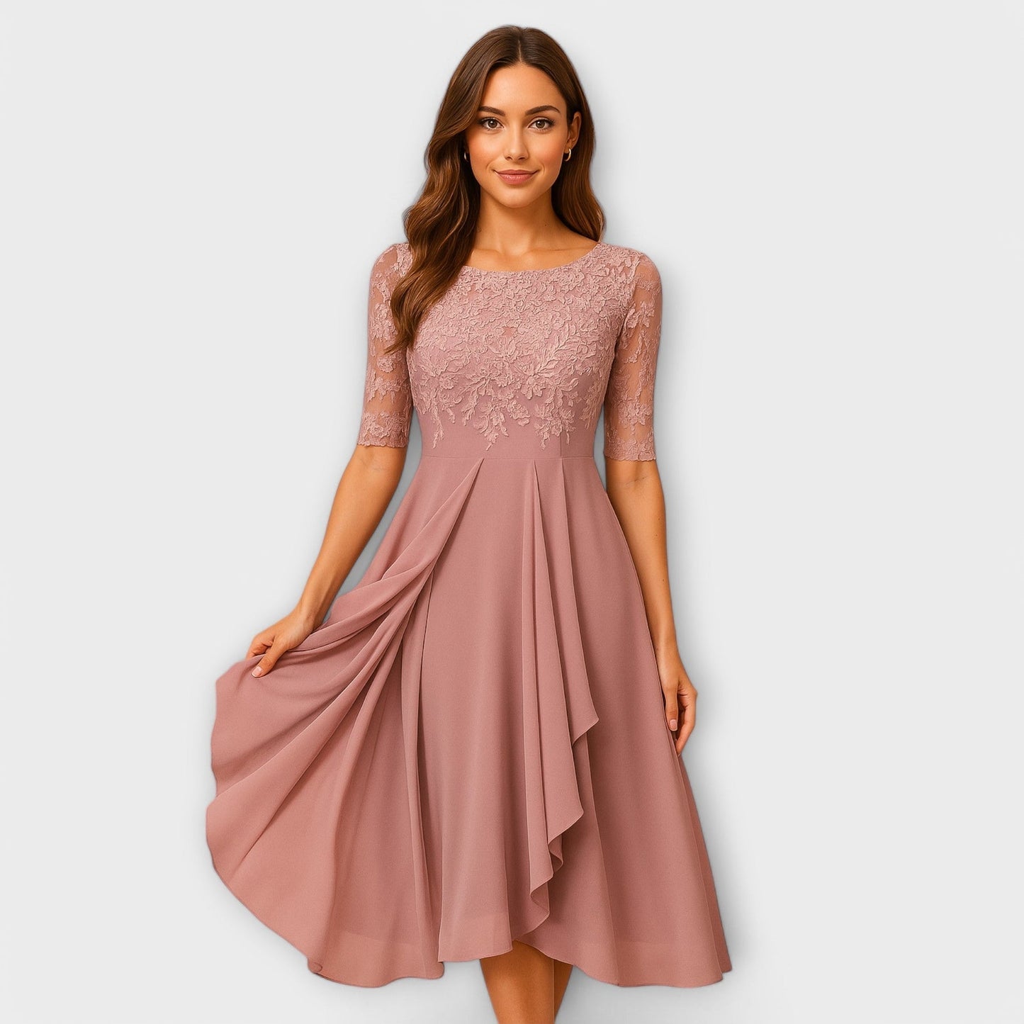 Milora™ | Elegant blondekjole for et strålende look
