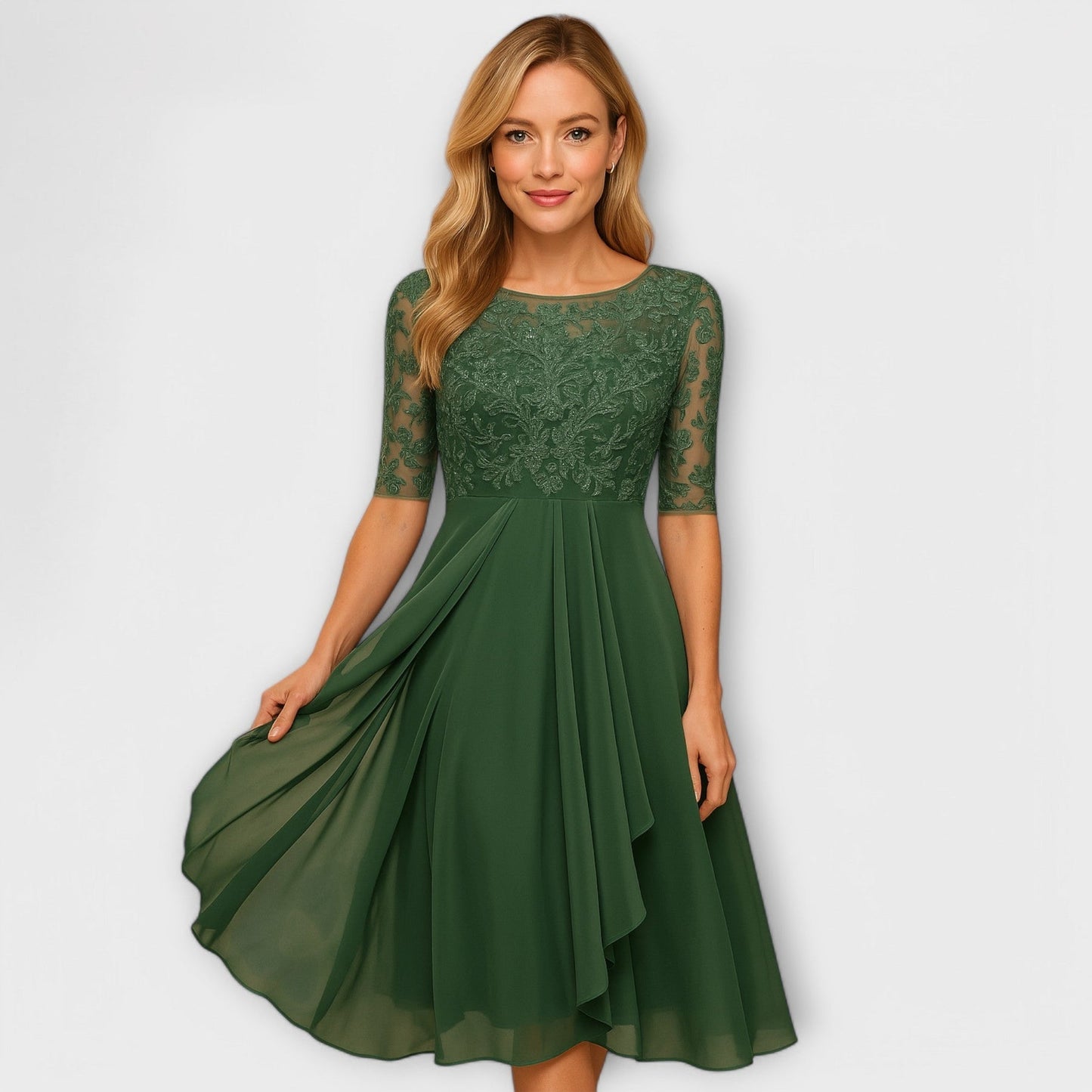 Milora™ | Elegant blondekjole for et strålende look