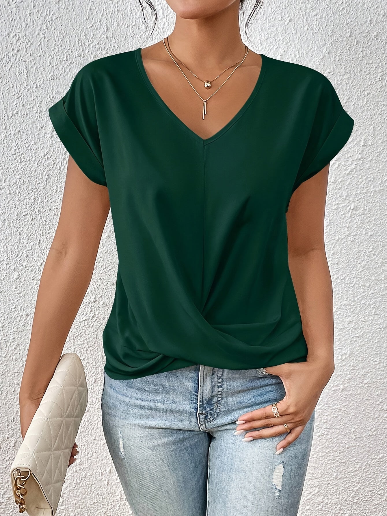 Miranda™ | Casual T-shirt med Sweetheart-udskæring