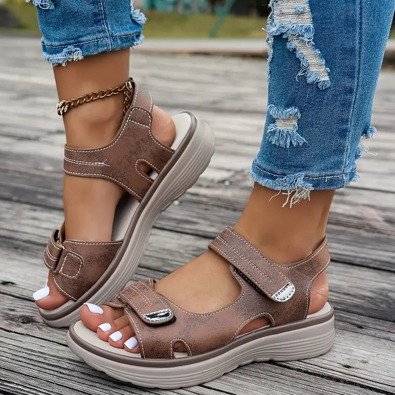 ComfortStride Wedge Sandaler | Ortopædisk Premium Design