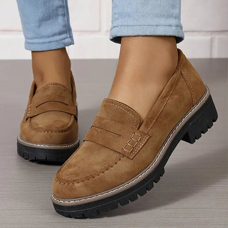 Celia™ | Luksuriøse Ruskindsloafers til Kvinder – Komfort og Stil i Ét
