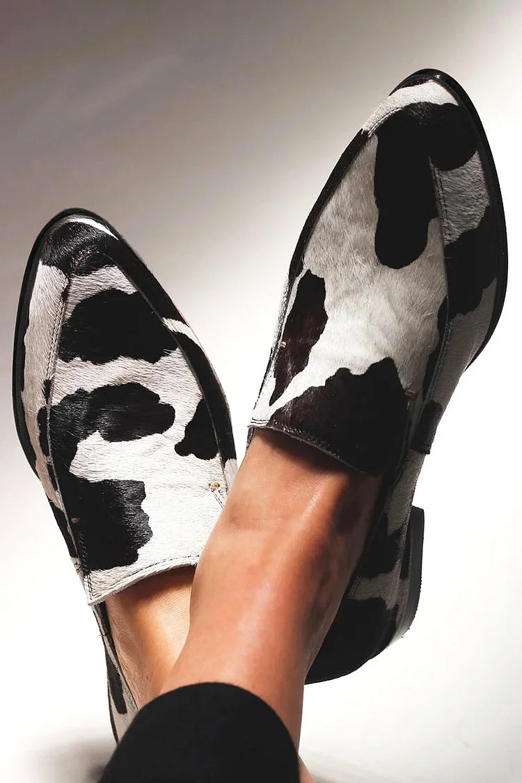 LIVIA  | Elegante, komfortable loafers med en lille hæl