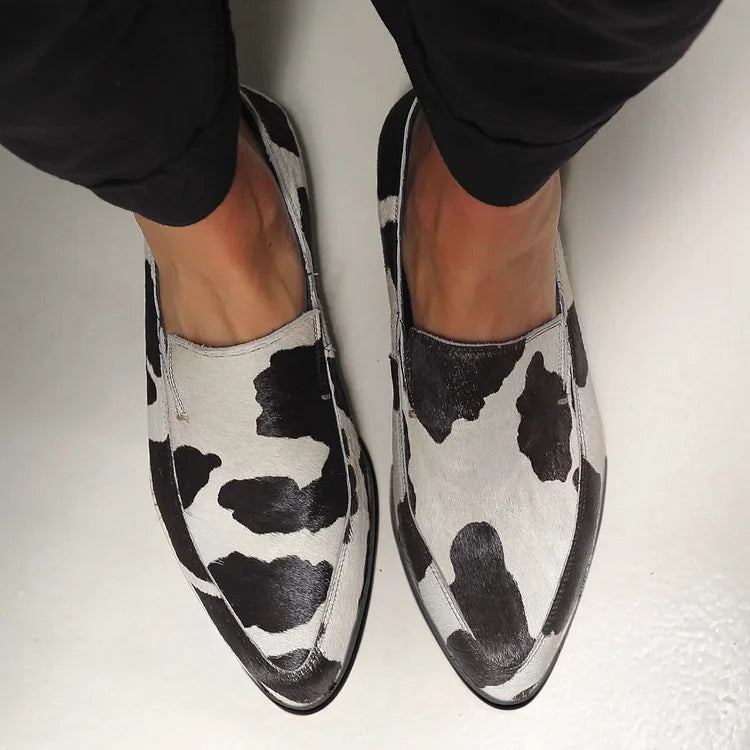 LIVIA  | Elegante, komfortable loafers med en lille hæl