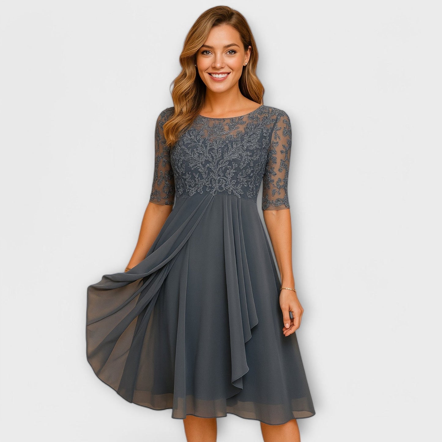 Milora™ | Elegant blondekjole for et strålende look