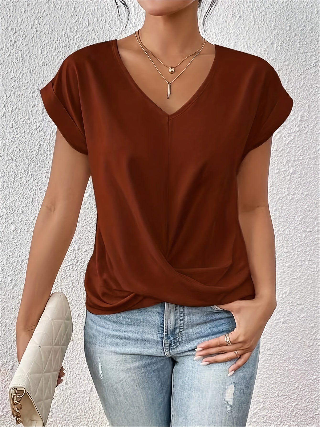 Miranda™ | Casual T-shirt med Sweetheart-udskæring