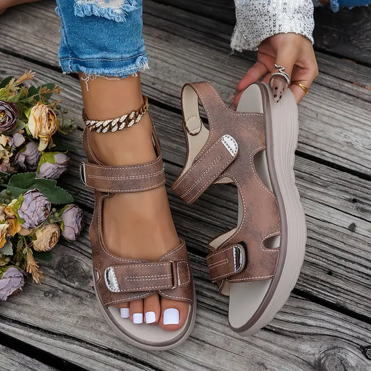 ComfortStride Wedge Sandaler | Ortopædisk Premium Design