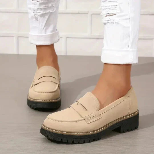 Celia™ | Luksuriøse Ruskindsloafers til Kvinder – Komfort og Stil i Ét